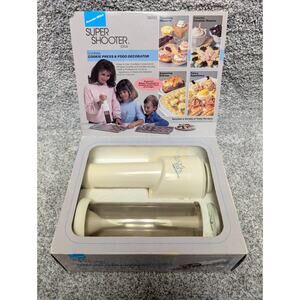 Super Shooter Plus Cookie Press and Accessory Kit Cordless Combination Pack plus
